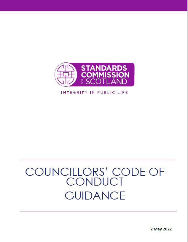 Councillors' Code of Conduct - Guidance 2022