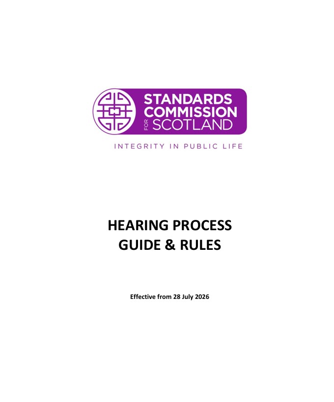 Hearing Process Guide and Rules