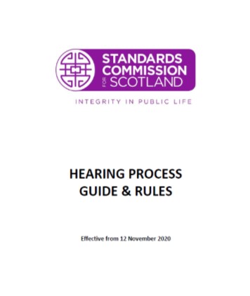 Hearing Process Guide and Rules