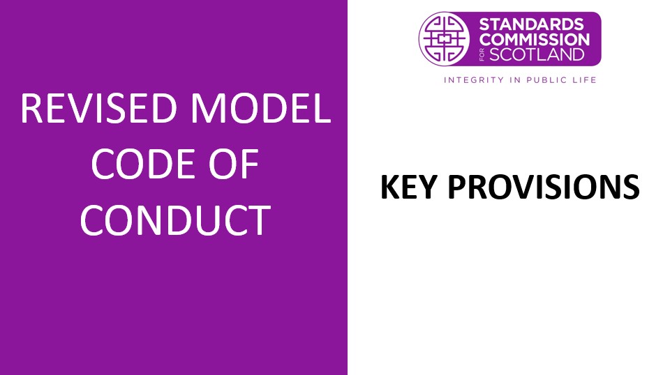 The revised Model Code of Conduct for Members of Devolved Public Bodies 2021