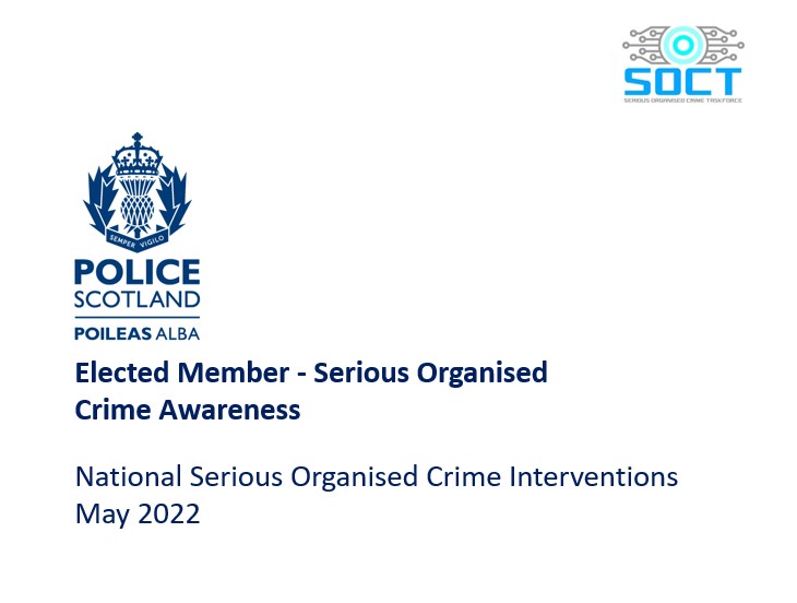 Police Scotland’s presentation for elected members